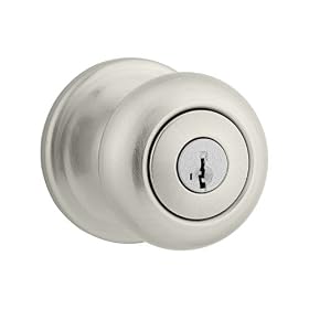 Kwikset 740J 15 SMT CP Juno Entry Knob Featuring SmartKey, Satin Nickel