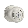 Kwikset 740J 15 SMT CP Juno Entry Knob Featuring SmartKey, Satin Nickel