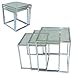 Zuo Modern Cannes Folding Chairs, Set of 4, Sky Blue