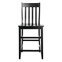 Adams Counter Stool - Soft Black (24" Bar)