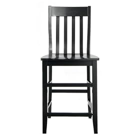 Adams Counter Stool - Soft Black (24" Bar) 