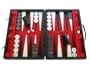 Marcello de Modena Leather Backgammon Set - Model MM-635 - Large - Croco Black