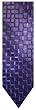 Men's Nicole Miller New York Striped Neck Tie Purple and Blue