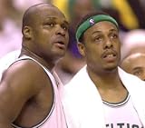 Antoine Walker & Paul Pierce, Art Poster by John Mottern