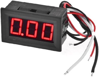 Black Current Range DC 0-10A Meter Counter 3 Digit LED Digital Display