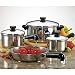 Revere 7-Piece 18/10 Stainless Steel Tri-Ply Bottom Cookware Set