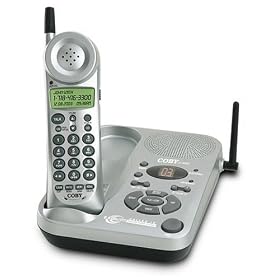 Click here to buy Coby CT-P8800 2.4 GHz Analog Cordless Phone with Caller ID, Answering System, and Data... by Coby.