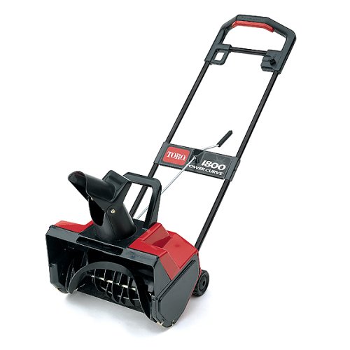 Tools: Toro 1800 18 Inch 12 Amp Electric Curve Snow Thrower #38025