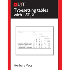 Typesetting Tables with LaTeX