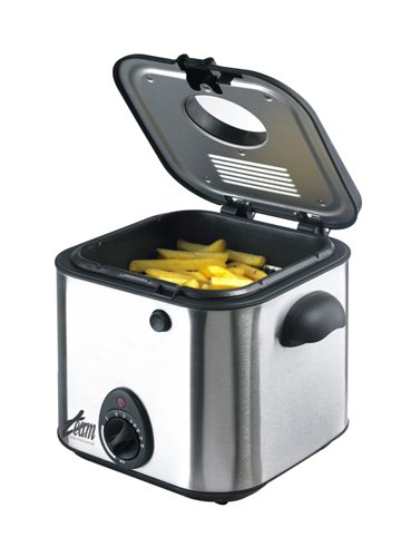 Team Frmx 1ltr Oil Capacity Stainless Steel Deep Fat Fryer Team Frmx 1ltr Oil Capacity Stainless Steel Deep Fat Fryer