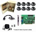 PRO-GVK8D 8 Color Sony CCD Dome Camera and Geovision Card Kit