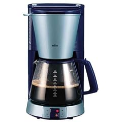 Braun KF 148 Kaffeeautomat AromaSelect Jewel Edition silber-blau