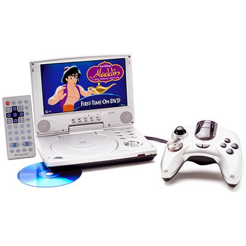 Polaroid PDV-0801A 8 Inch Portable DVD Player With Game Unit, PDV0801A 8