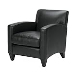 Morgan Leather Chair- Black