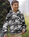 Youth Camo Hooded Pullover Sweatshirt
