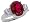 Sterling Silver 5.0 Carat Size Oval Cut Garnet Colored CZ Bridal Ring (Available in Sizes 6 to 10) size 6
