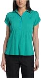 Gloria Vanderbilt Women's Harley Two Pocket Short-Sleeve Pullover,Lagoon,Small