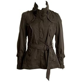 Crafted Belt Jacket - Black - Womens