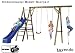 Kinderspielturm Noortje 2 Doppelschaukel Spielturm mit Rutsche