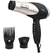 Hot Tools 1069S Professional 1600 Watt Super Quiet Turbo Lightweight Hair Dryer, Silver/Black