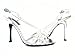 JLO Jennifer Lopez Size 7 M Womens Silver Patty Slingback Pumps