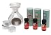 Aromavera Starter Kit 8-piece-Ceramic Diffuser, Oils, and Candles.
