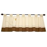 Disney Pooh Pooh's Day In The Park Window Valance, Brown/Ivory