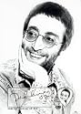 John Lennon The Beatles Signed Autographed Limited Edition Digital Art Print Photo & Guitar Pick Display