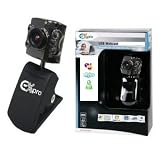 Ex-Pro Skype Compatible - Super Laptop/Desktop CLIP on Video Webcam 300K 1.3M Pixel - Super Cam, Glass Lense, 6 LED Lights - Web Camera Cam - 100% compatible for Yahoo, MSN Chat, AOL, Skype etc... Easy fast install, no disks, perfect Gift !