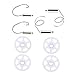 4pcs Original WLtoys V686G Part V686-15 V686-08 CCW and CW Motor with 4pcs Gear Wheel Set for JJRC/WLtoys V686G RC FPV Quadcopter