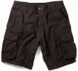 Baggy Black Vintage Paratrooper Style Cargo Shorts