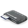 Mini All-in-1 Memory Card Reader Black Compatible with: Secure Digital: miniSD (with adapter), microSD/TransFlash (with adapter), Compact Flash.