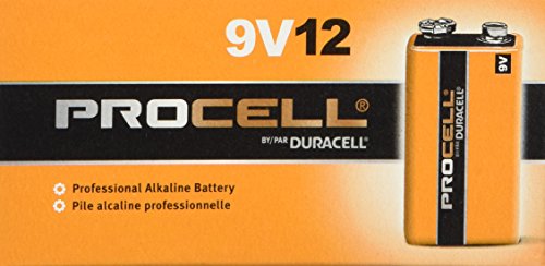 Duracell procell 9 volt batteries, pack of 24
