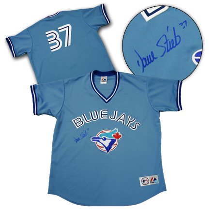 DAVE STIEB Toronto Blue Jays SIGNED Powder Blue Retro Jersey