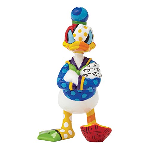 Enesco Disney by Britto by Enesco Donald Duck Mini Figurine, 3.375
