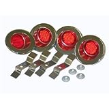 1958-61 Corvette Door Panel Reflector Set by Chevrolet