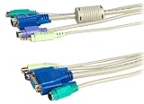 10ft 4-in-1 Premium Keyboard/ Monitor/mouse/spkr Extension Cable