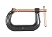 Bessey CDF404C 4-Inch Copper Spindle Drop Forged C Clamp