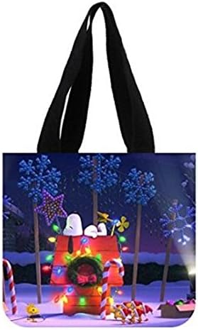 YBBG The Peanuts Movie Christmas Snoopy Pattern Custom Tote Bag Shopping Bag (2 Sides)