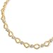 18 Kt Yellow Gold Diamond Handwoven Necklace