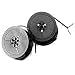 25' 2-Conductor Flat Mini Wire, Black, 28 Gauge