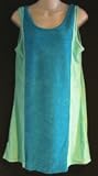 Missy/Juniors Loop Terry Color Block Dress/Cover Up. Sizes S-XL (7 Combinations)