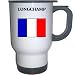 France - "LONGCHAMP" White Stainless Steel Mug