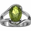 14K White Gold Peridot Ring