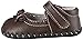 pediped baby girls Originals Isabella - K mary jane flats, Chocolate Brown, 6-12 Months Infant US