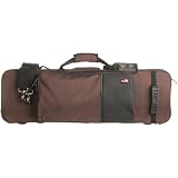 Pro Tec PS144TLCH Travel Light Violin PRO PAC Case (Chocolate)