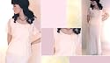 Chiffon-Kleid - 2teilig - 36
