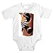 Onesie with tree, bird, knothole