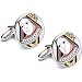 Queen of Hearts Playing Card Cufflinks
