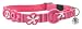 Rogz Elastocat Cat Collar, Pink Peace Design